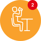 Icon: su içen adam